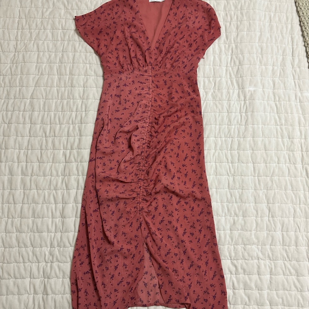 Lush Pink midi dress